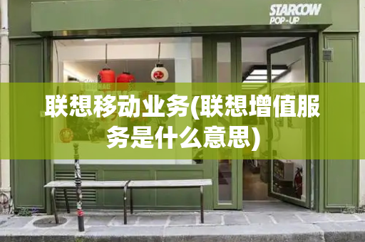 联想移动业务(联想增值服务是什么意思)-第1张图片-星选测评