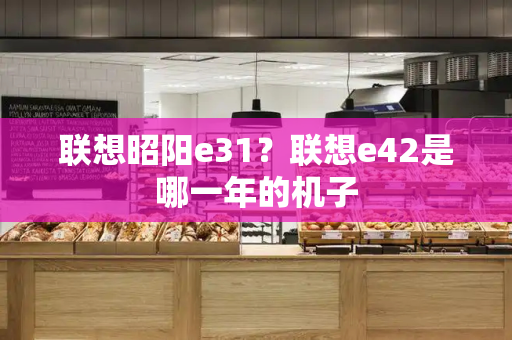 联想昭阳e31？联想e42是哪一年的机子
