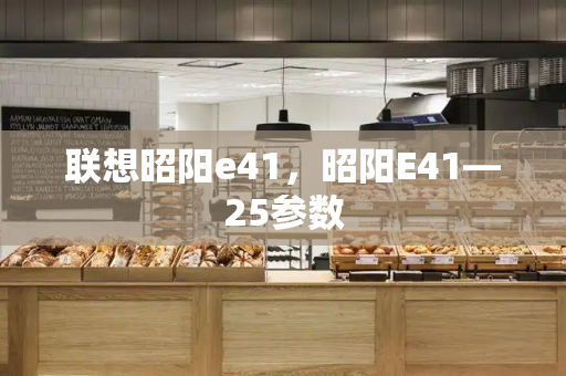 联想昭阳e41，昭阳E41—25参数