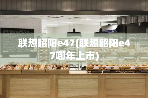 联想昭阳e47(联想昭阳e47哪年上市)