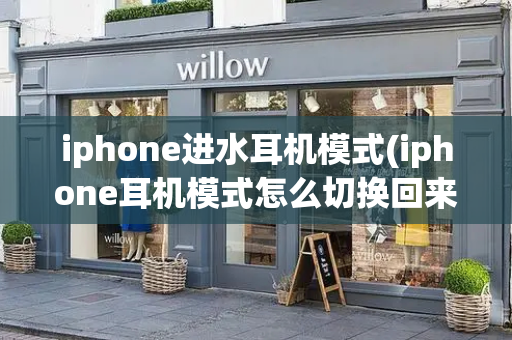 iphone进水耳机模式(iphone耳机模式怎么切换回来)-第1张图片-星选测评