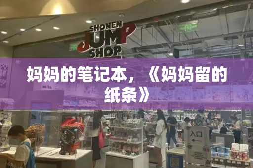 妈妈的笔记本，《妈妈留的纸条》