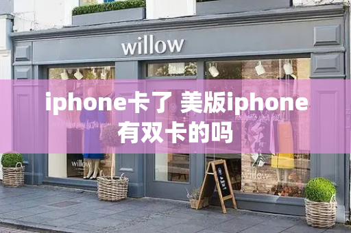 iphone卡了 美版iphone有双卡的吗-第1张图片-星选测评