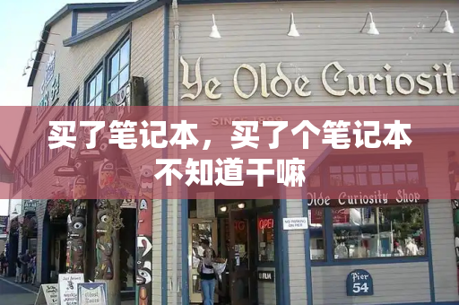 买了笔记本，买了个笔记本不知道干嘛