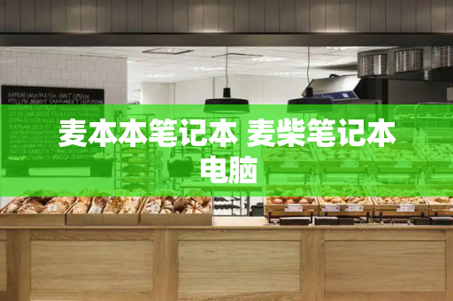 麦本本笔记本 麦柴笔记本电脑