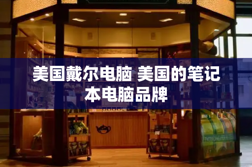 美国戴尔电脑 美国的笔记本电脑品牌-第1张图片-星选测评