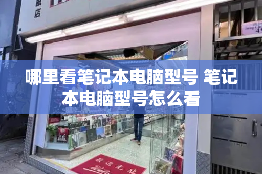 哪里看笔记本电脑型号 笔记本电脑型号怎么看-第1张图片-星选测评