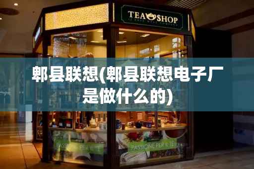 郫县联想(郫县联想电子厂是做什么的)