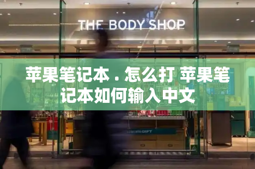 苹果笔记本 . 怎么打 苹果笔记本如何输入中文-第1张图片-星选测评