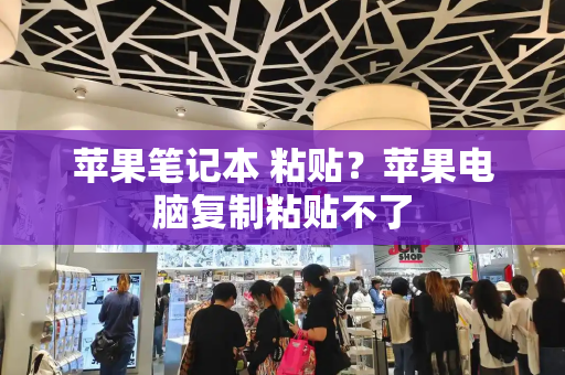 苹果笔记本 粘贴？苹果电脑复制粘贴不了
