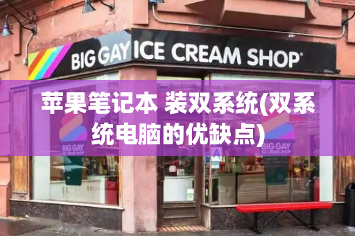 苹果笔记本 装双系统(双系统电脑的优缺点)