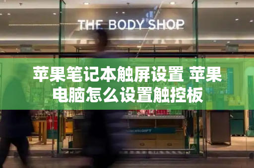 苹果笔记本触屏设置 苹果电脑怎么设置触控板-第1张图片-星选测评