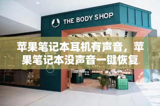 苹果笔记本耳机有声音，苹果笔记本没声音一键恢复-第1张图片-星选测评
