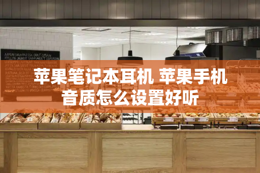 苹果笔记本耳机 苹果手机音质怎么设置好听