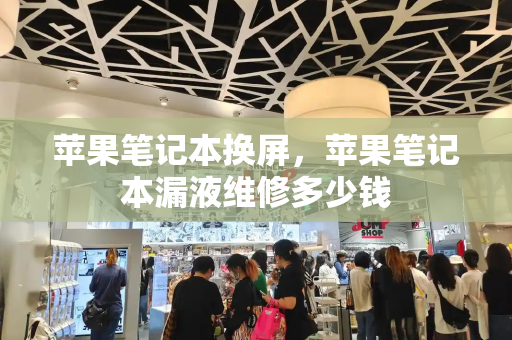 苹果笔记本换屏，苹果笔记本漏液维修多少钱