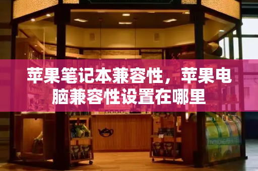 苹果笔记本兼容性，苹果电脑兼容性设置在哪里