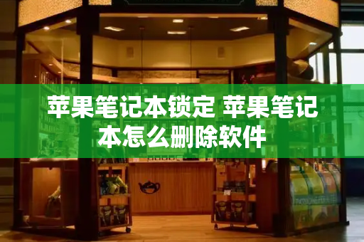 苹果笔记本锁定 苹果笔记本怎么删除软件