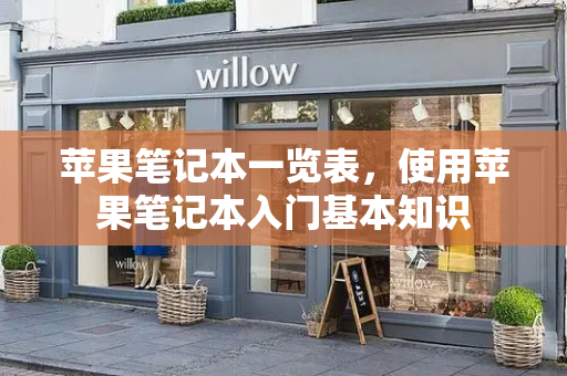 苹果笔记本一览表，使用苹果笔记本入门基本知识-第1张图片-星选测评