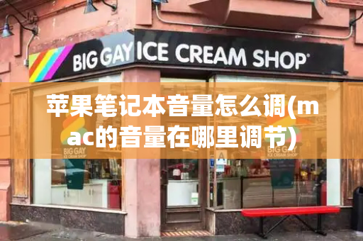苹果笔记本音量怎么调(mac的音量在哪里调节)-第1张图片-星选测评