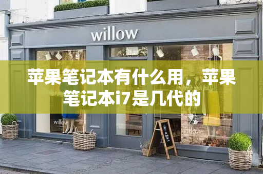 苹果笔记本有什么用，苹果笔记本i7是几代的-第1张图片-星选测评