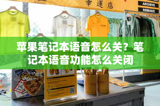 苹果笔记本语音怎么关？笔记本语音功能怎么关闭-第1张图片-星选测评