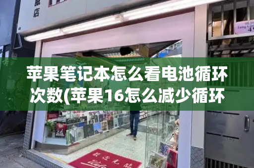 苹果笔记本怎么看电池循环次数(苹果16怎么减少循环次数)