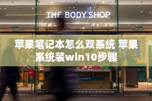 苹果笔记本怎么双系统 苹果系统装win10步骤
