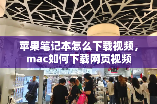 苹果笔记本怎么下载视频，mac如何下载网页视频-第1张图片-星选测评