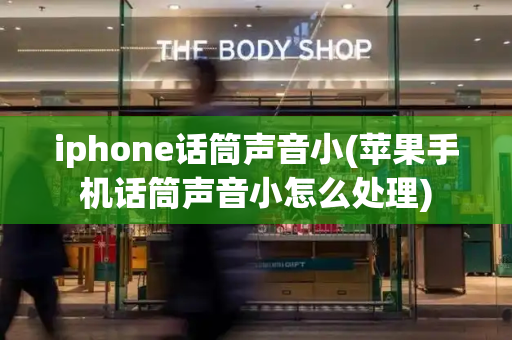 iphone话筒声音小(苹果手机话筒声音小怎么处理)