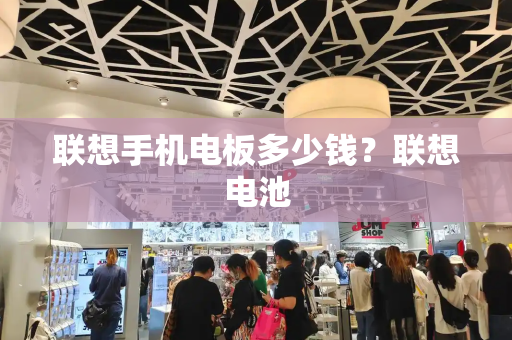 联想手机电板多少钱？联想电池-第1张图片-星选测评
