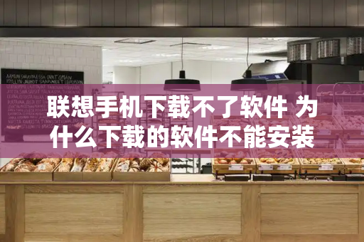 联想手机下载不了软件 为什么下载的软件不能安装-第1张图片-星选测评