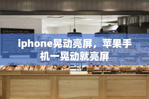 iphone晃动亮屏，苹果手机一晃动就亮屏-第1张图片-星选测评