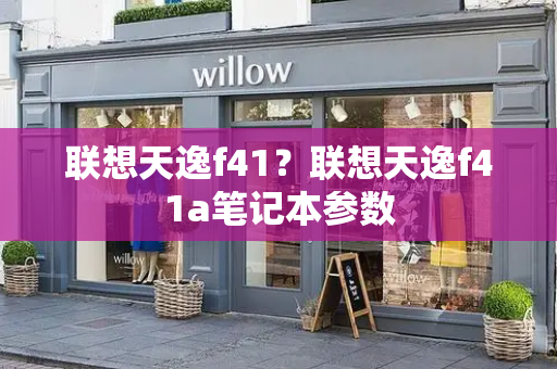 联想天逸f41？联想天逸f41a笔记本参数-第1张图片-星选测评