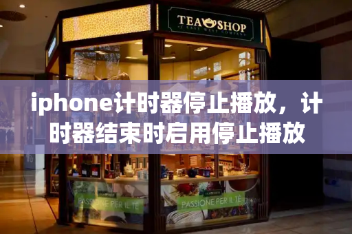 iphone计时器停止播放，计时器结束时启用停止播放