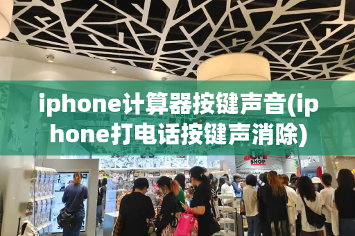 iphone计算器按键声音(iphone打电话按键声消除)-第1张图片-星选测评