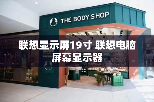 联想显示屏19寸 联想电脑屏幕显示器-第1张图片-星选测评