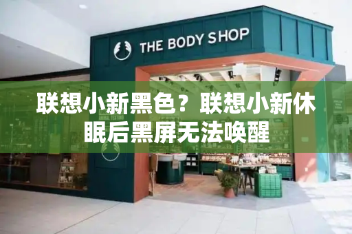 联想小新黑色？联想小新休眠后黑屏无法唤醒-第1张图片-星选测评