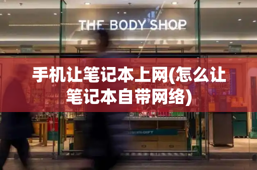 手机让笔记本上网(怎么让笔记本自带网络)-第1张图片-星选测评