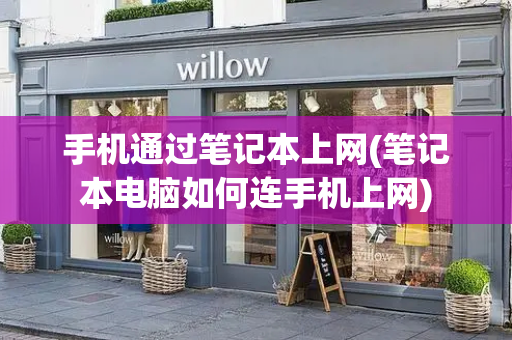 手机通过笔记本上网(笔记本电脑如何连手机上网)