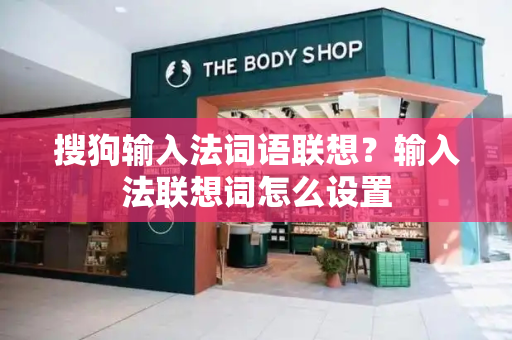 搜狗输入法词语联想？输入法联想词怎么设置-第1张图片-星选测评
