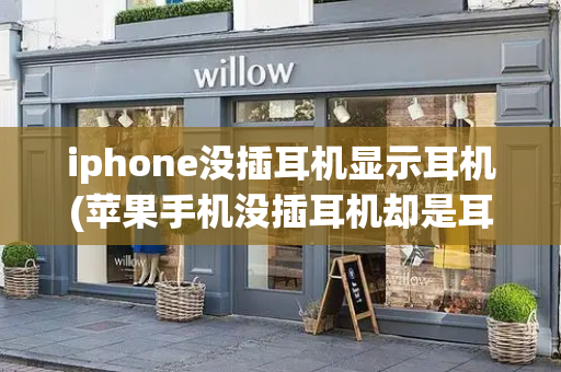 iphone没插耳机显示耳机(苹果手机没插耳机却是耳机模式)-第1张图片-星选测评