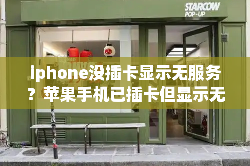 iphone没插卡显示无服务？苹果手机已插卡但显示无服务