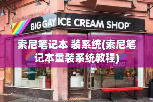 索尼笔记本 装系统(索尼笔记本重装系统教程)
