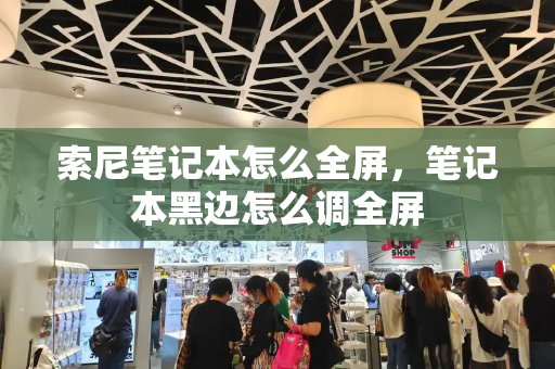 索尼笔记本怎么全屏，笔记本黑边怎么调全屏-第1张图片-星选测评
