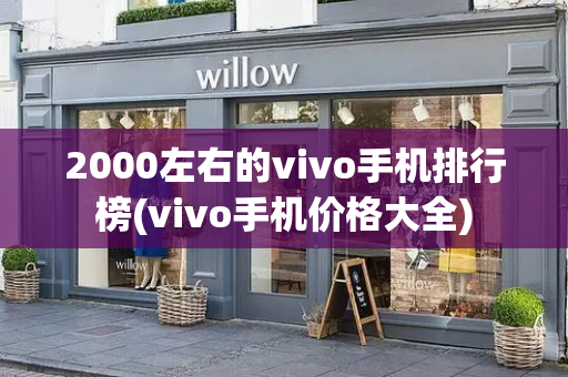2000左右的vivo手机排行榜(vivo手机价格大全)