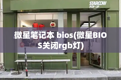微星笔记本 bios(微星BIOS关闭rgb灯)-第1张图片-星选测评