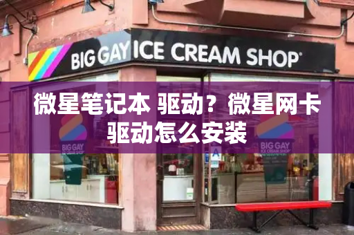 微星笔记本 驱动？微星网卡驱动怎么安装