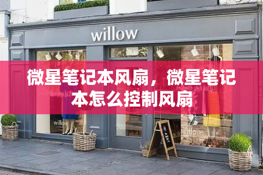 微星笔记本风扇，微星笔记本怎么控制风扇