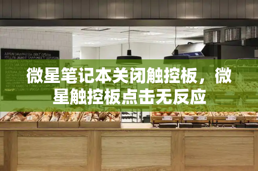 微星笔记本关闭触控板，微星触控板点击无反应