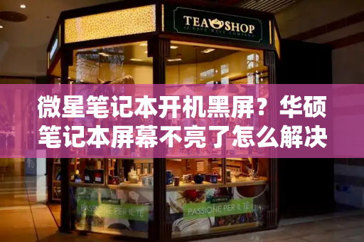 微星笔记本开机黑屏？华硕笔记本屏幕不亮了怎么解决-第1张图片-星选测评